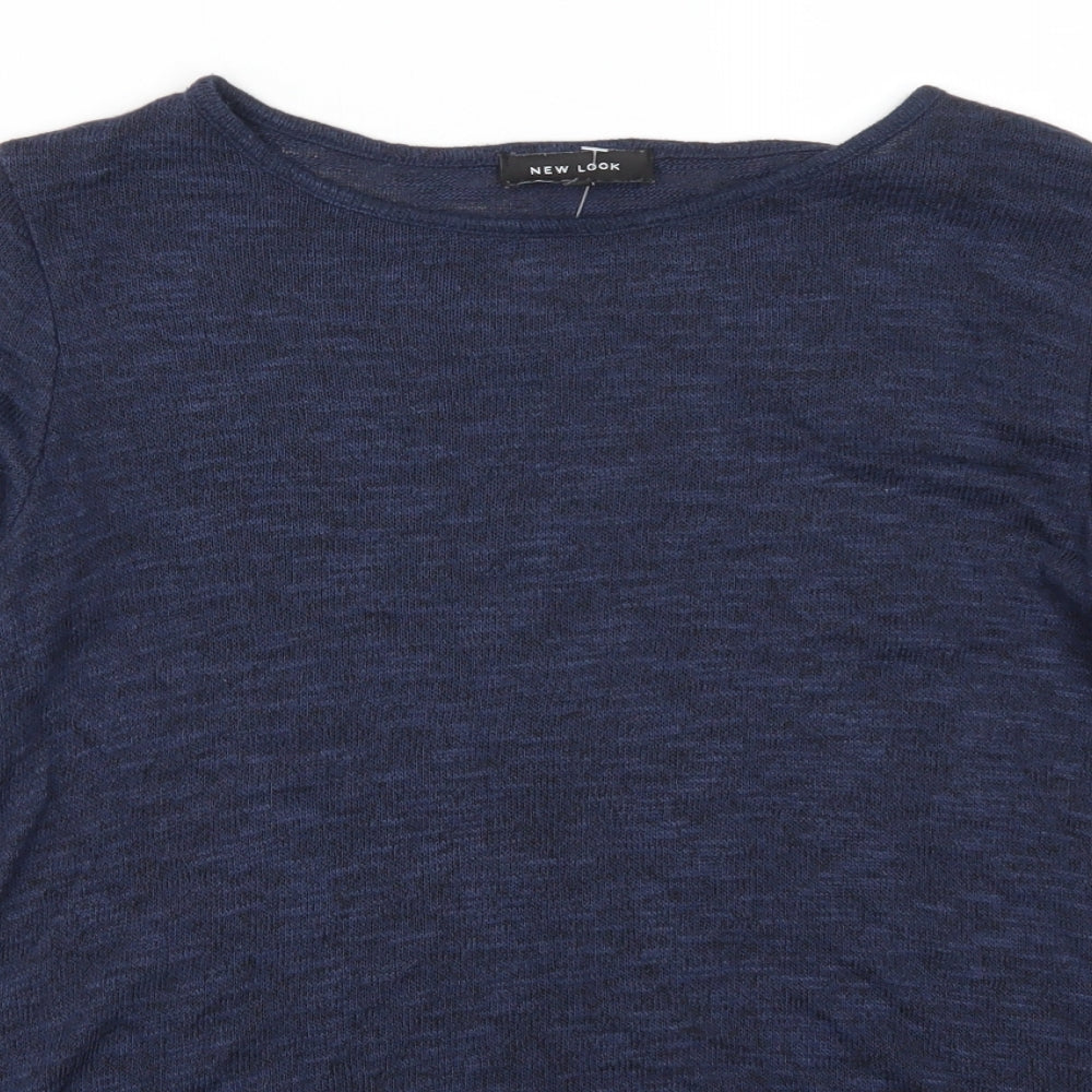 New Look Womens Blue   Basic T-Shirt Size 10
