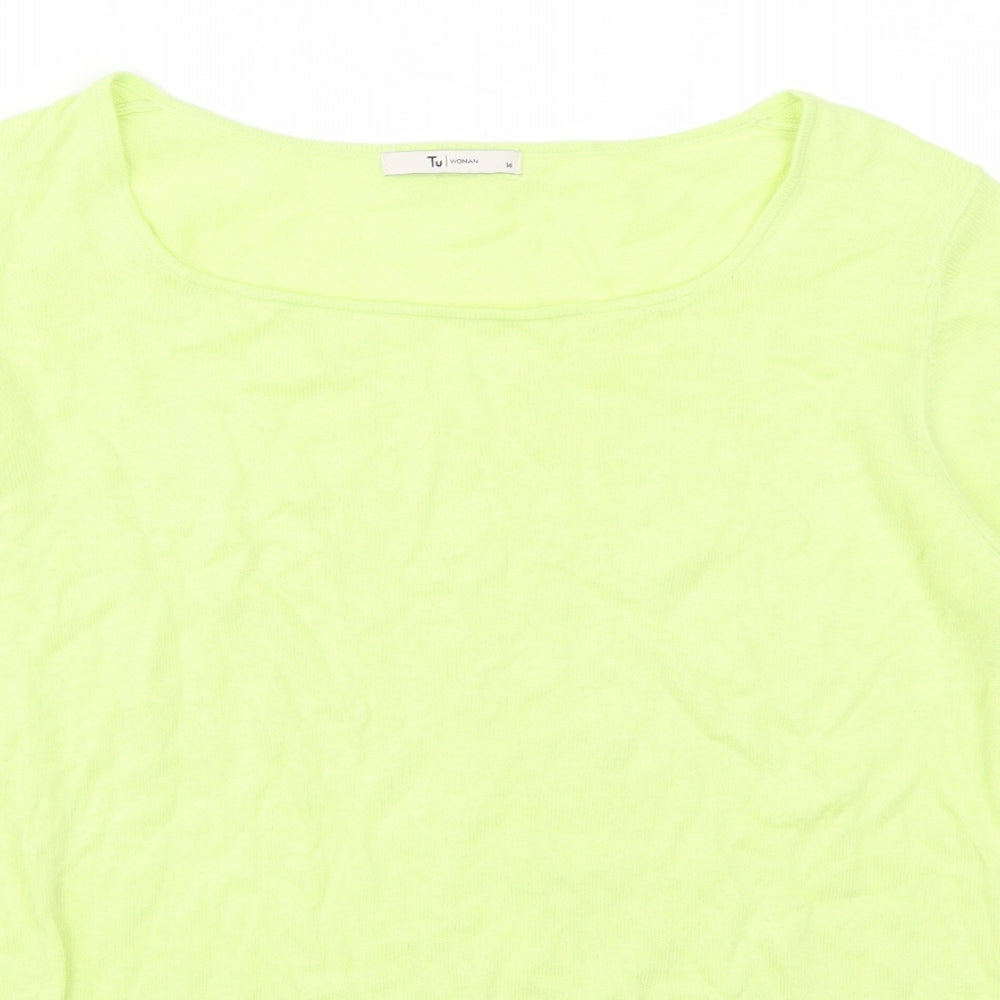 TU Womens Yellow   Basic T-Shirt Size 14