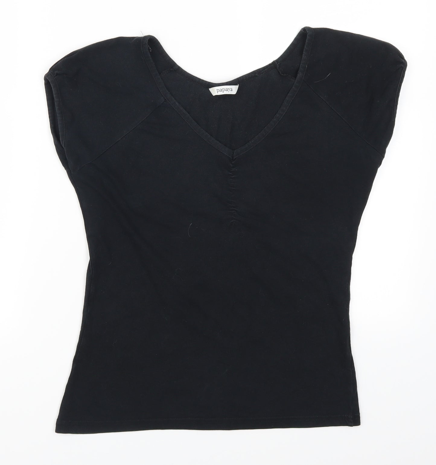 Ppaya Womens Black   Basic T-Shirt Size 12