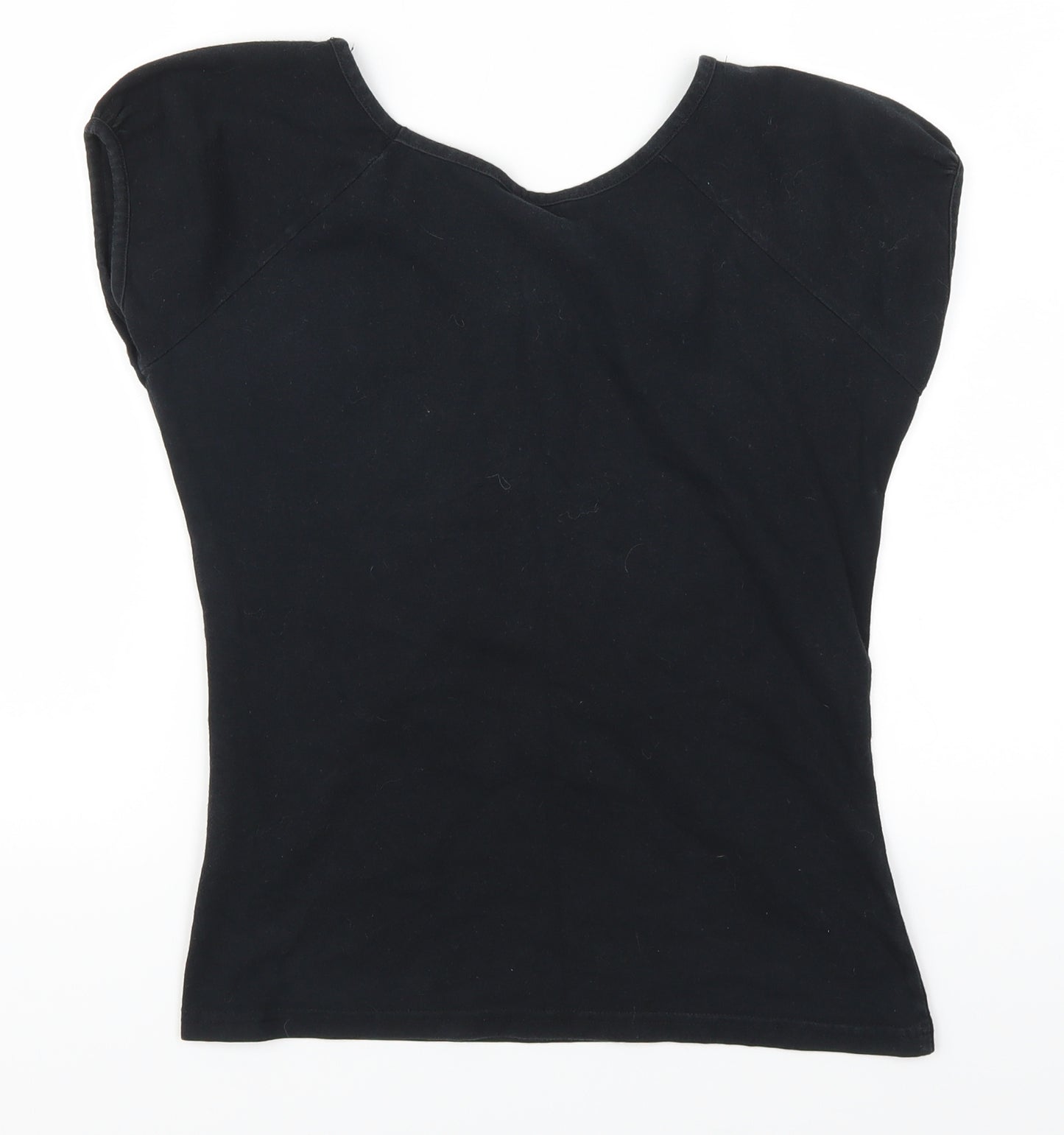 Ppaya Womens Black   Basic T-Shirt Size 12