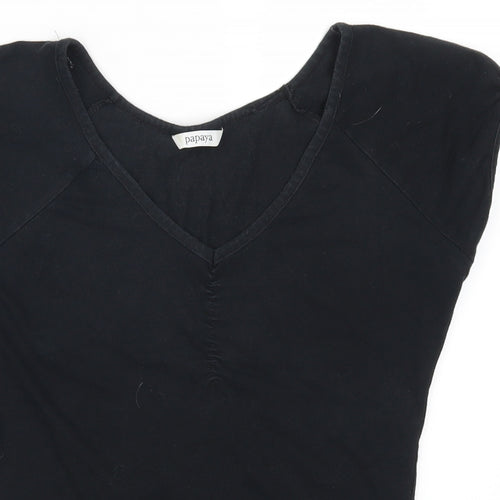 Ppaya Womens Black   Basic T-Shirt Size 12