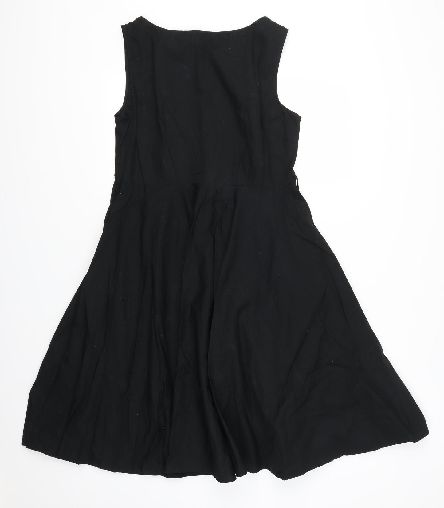 Feven Womens Black   Skater Dress  Size 16