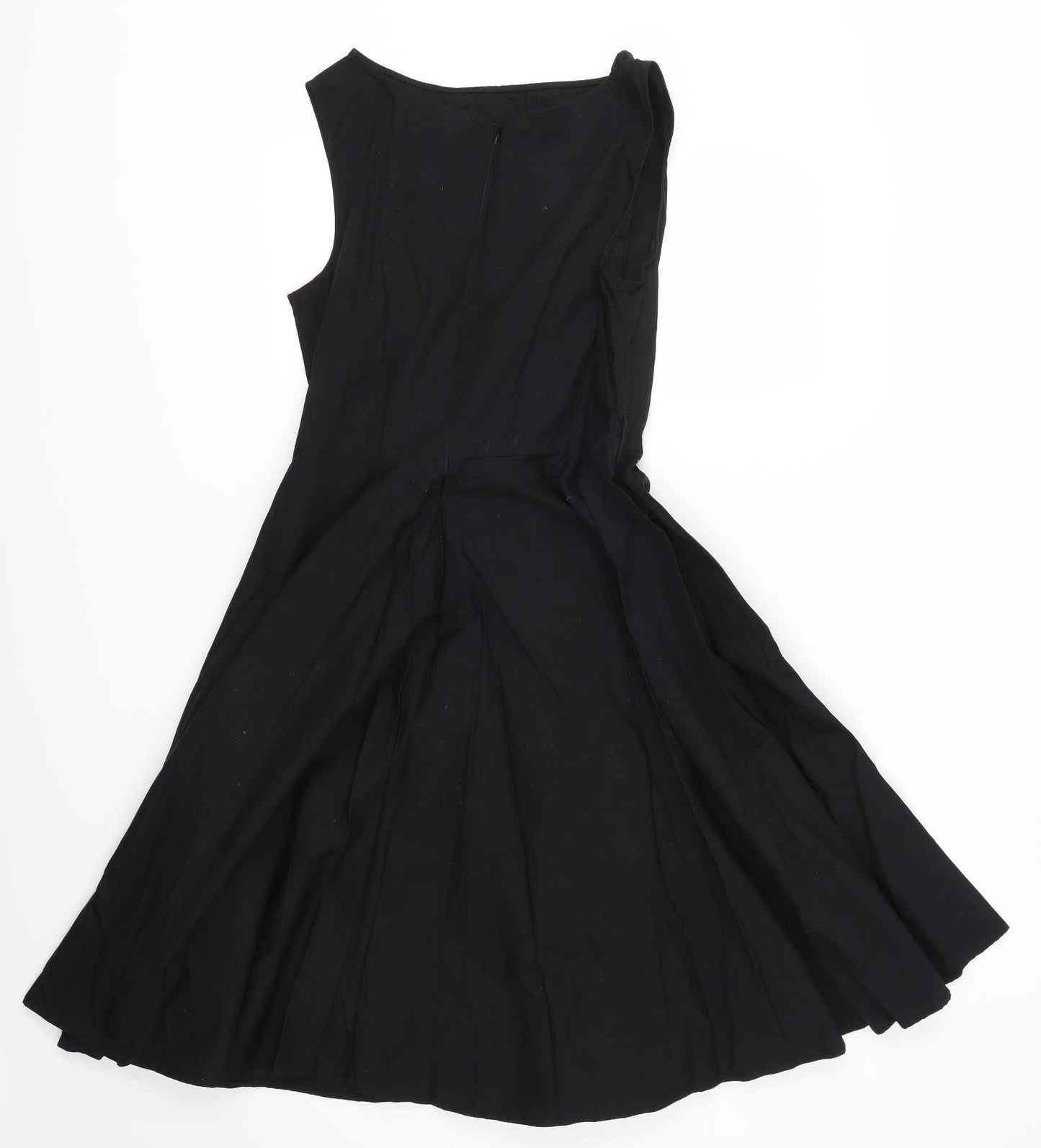 Feven Womens Black   Skater Dress  Size 16