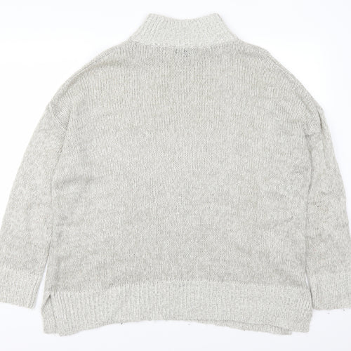 New Look Womens Grey   Pullover Jumper Size L