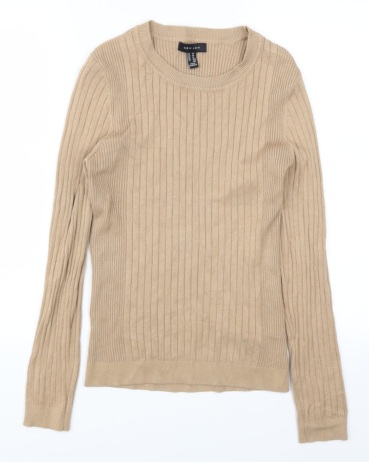 New Look Womens Beige   Pullover Jumper Size 14