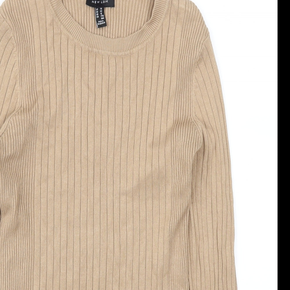 New Look Womens Beige   Pullover Jumper Size 14