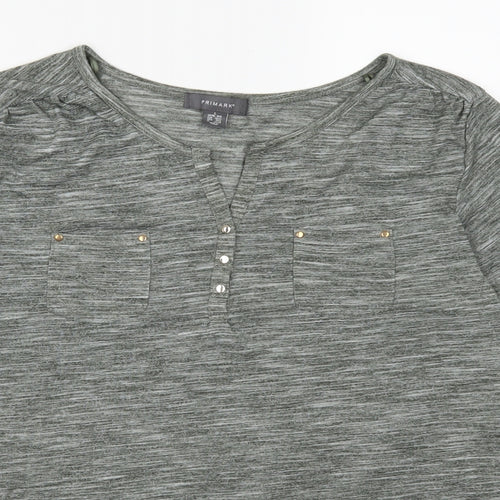 Primark Womens Green   Basic T-Shirt Size 14