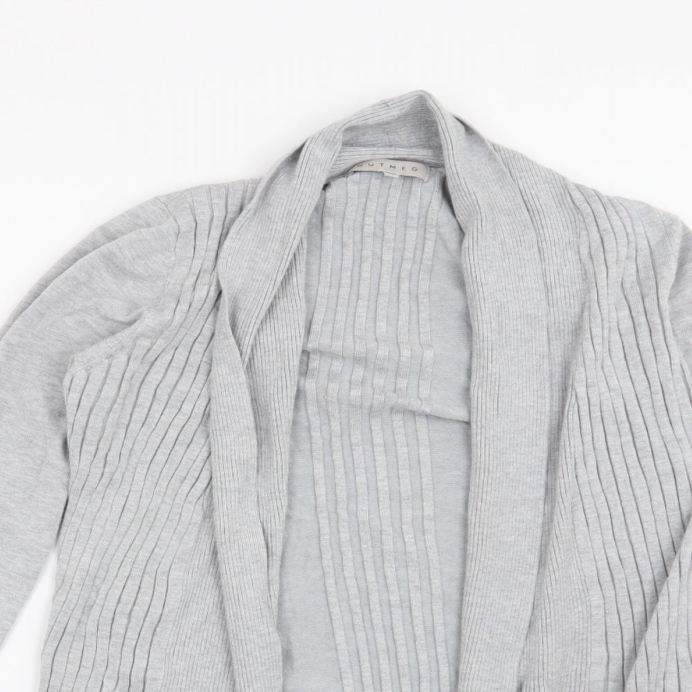 Nutmeg Womens Grey   Cardigan Jumper Size 12