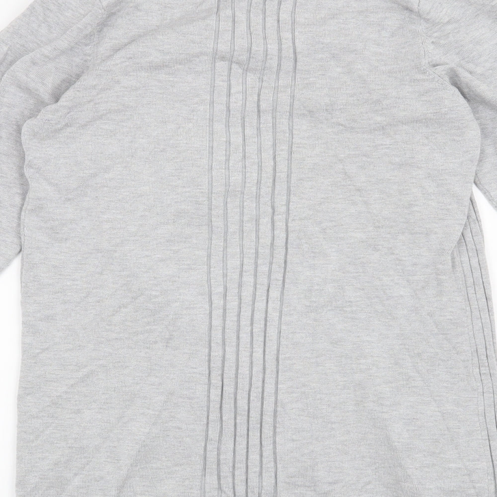 Nutmeg Womens Grey   Cardigan Jumper Size 12