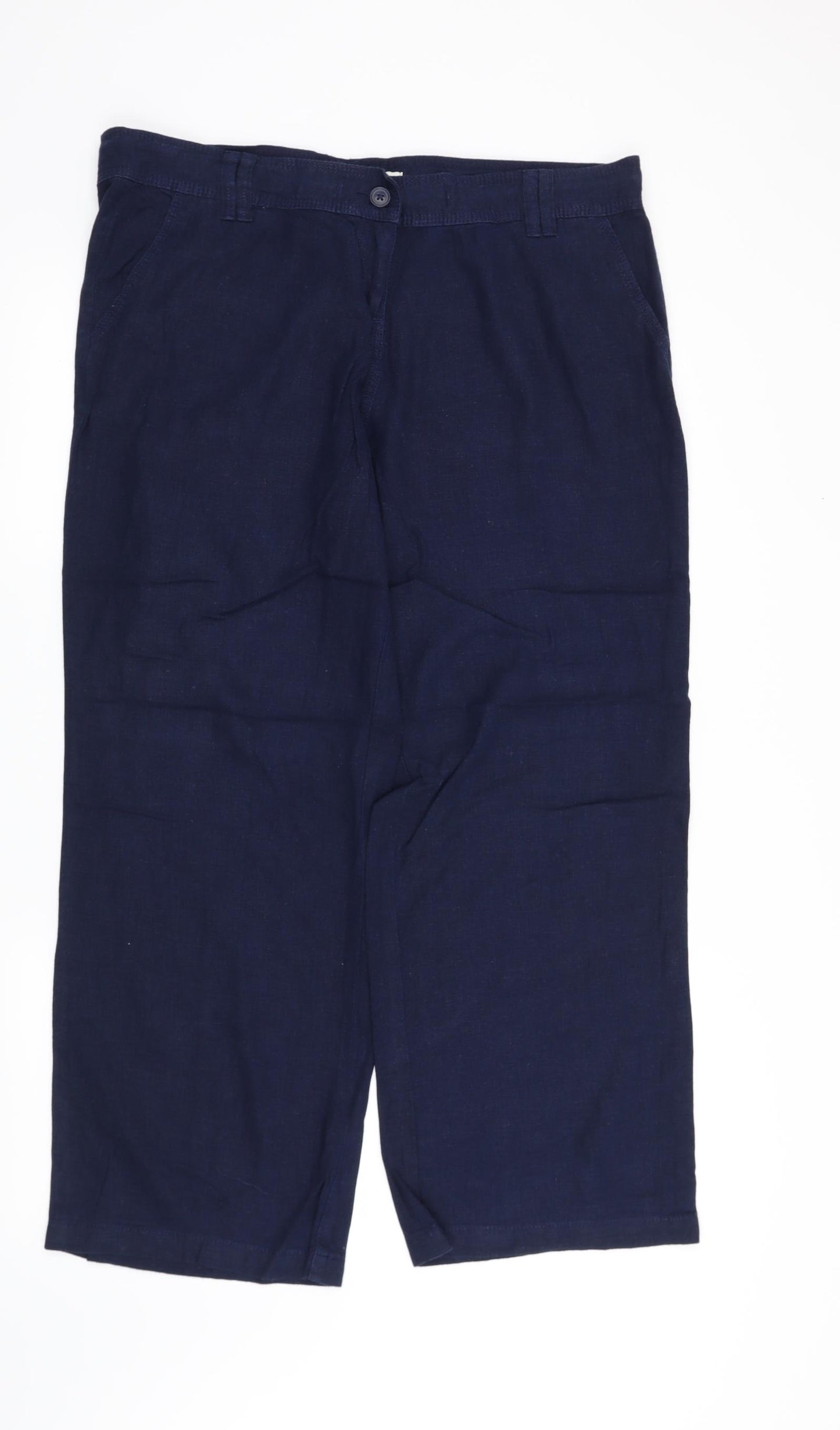 NEXT Womens Blue   Trousers  Size 16 L26 in