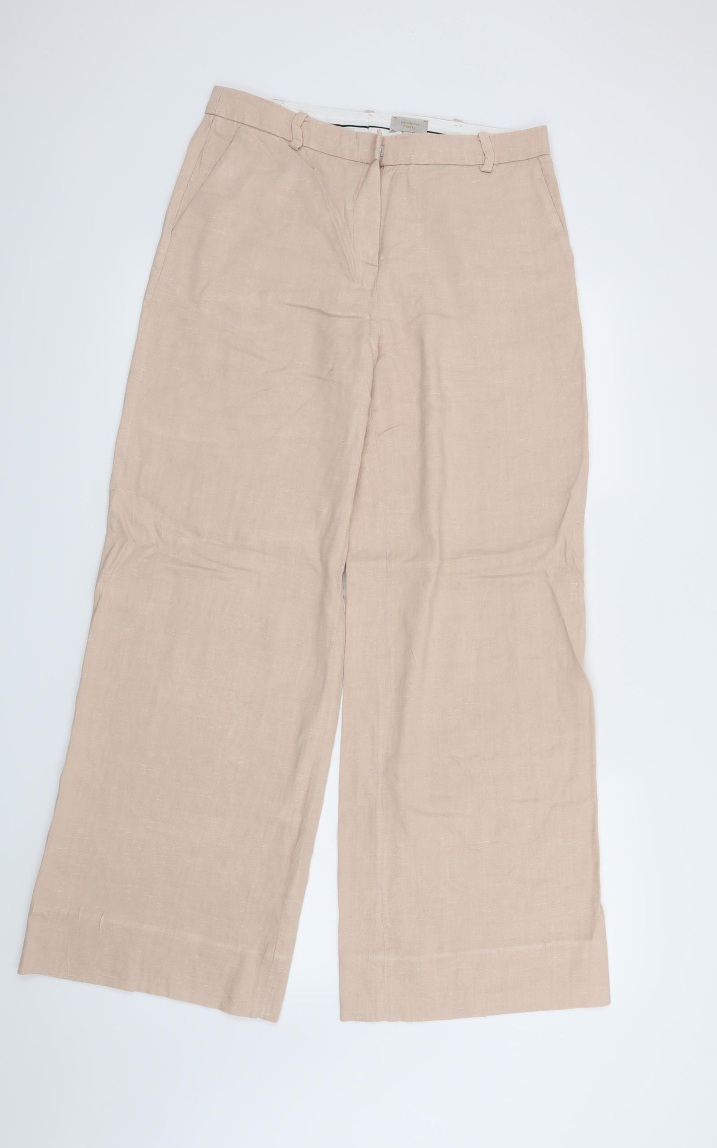 Modern Rarity Womens Pink   Trousers  Size 12 L29 in