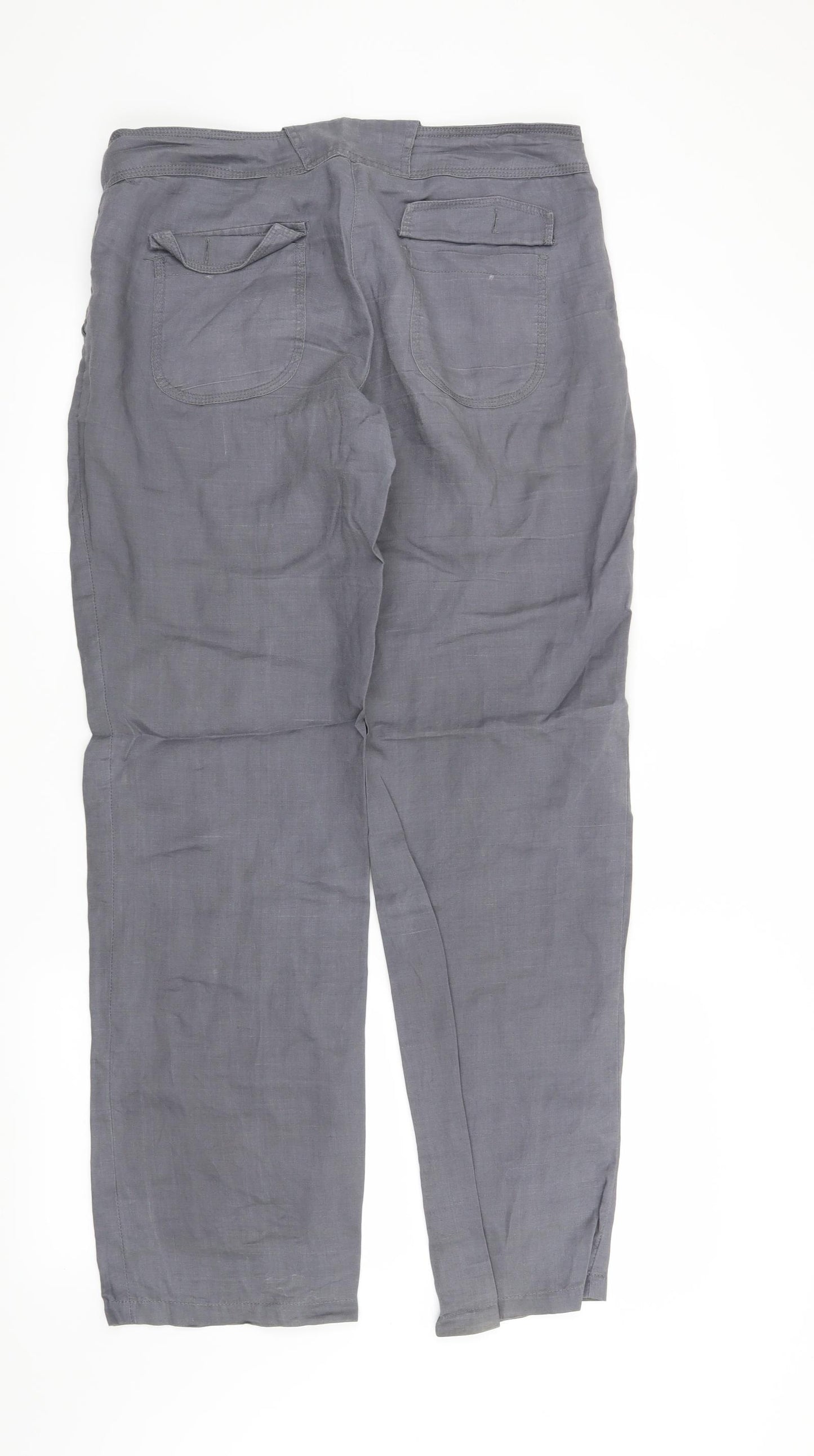 Preworn Womens Grey   Trousers  Size 10 L30 in