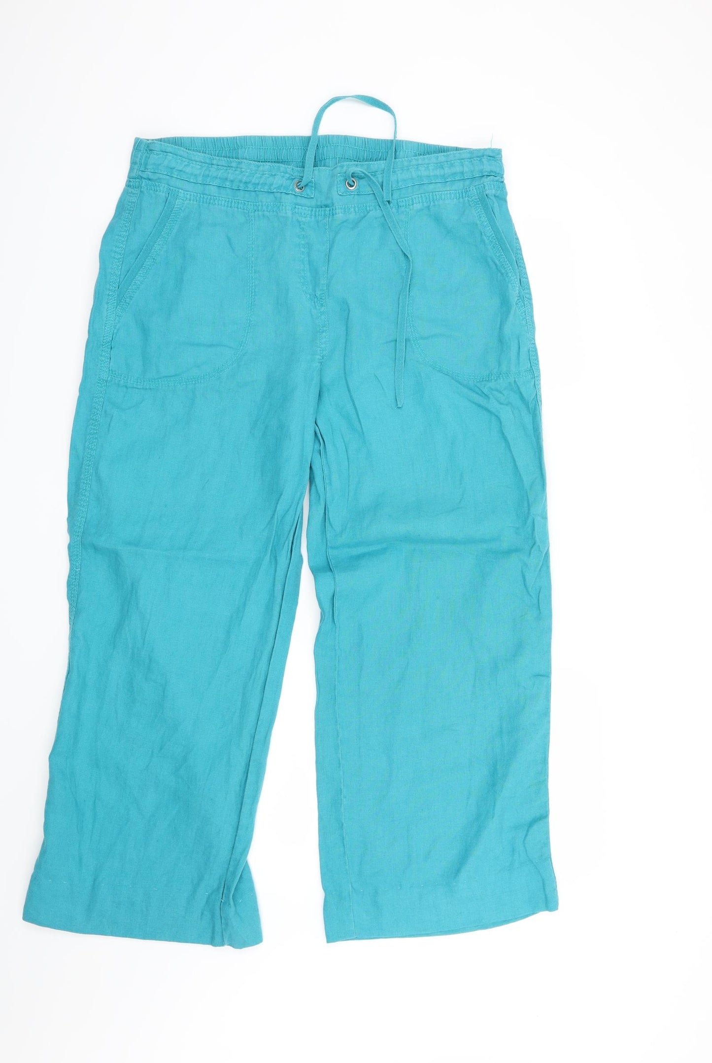 Preworn Womens Blue   Trousers  Size 16 L27 in