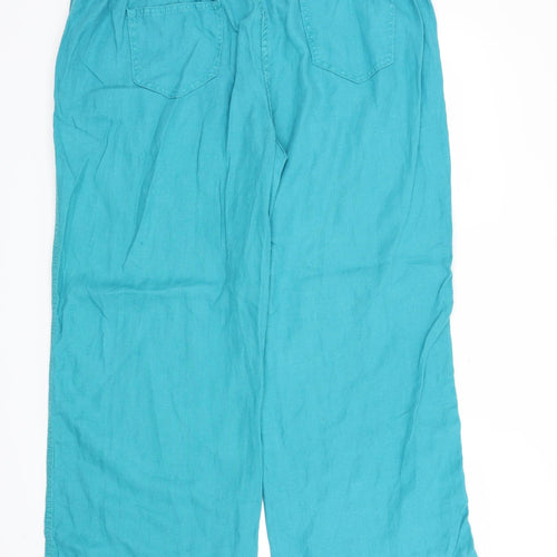 Preworn Womens Blue   Trousers  Size 16 L27 in