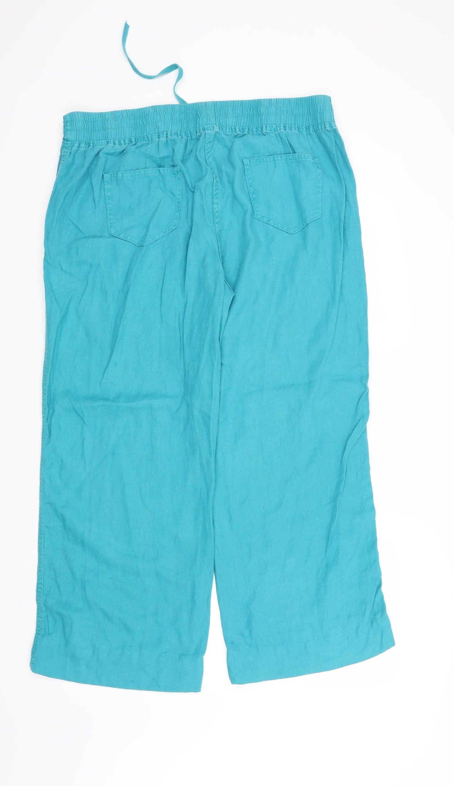 Preworn Womens Blue   Trousers  Size 16 L27 in