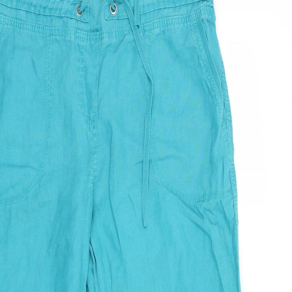 Preworn Womens Blue   Trousers  Size 16 L27 in
