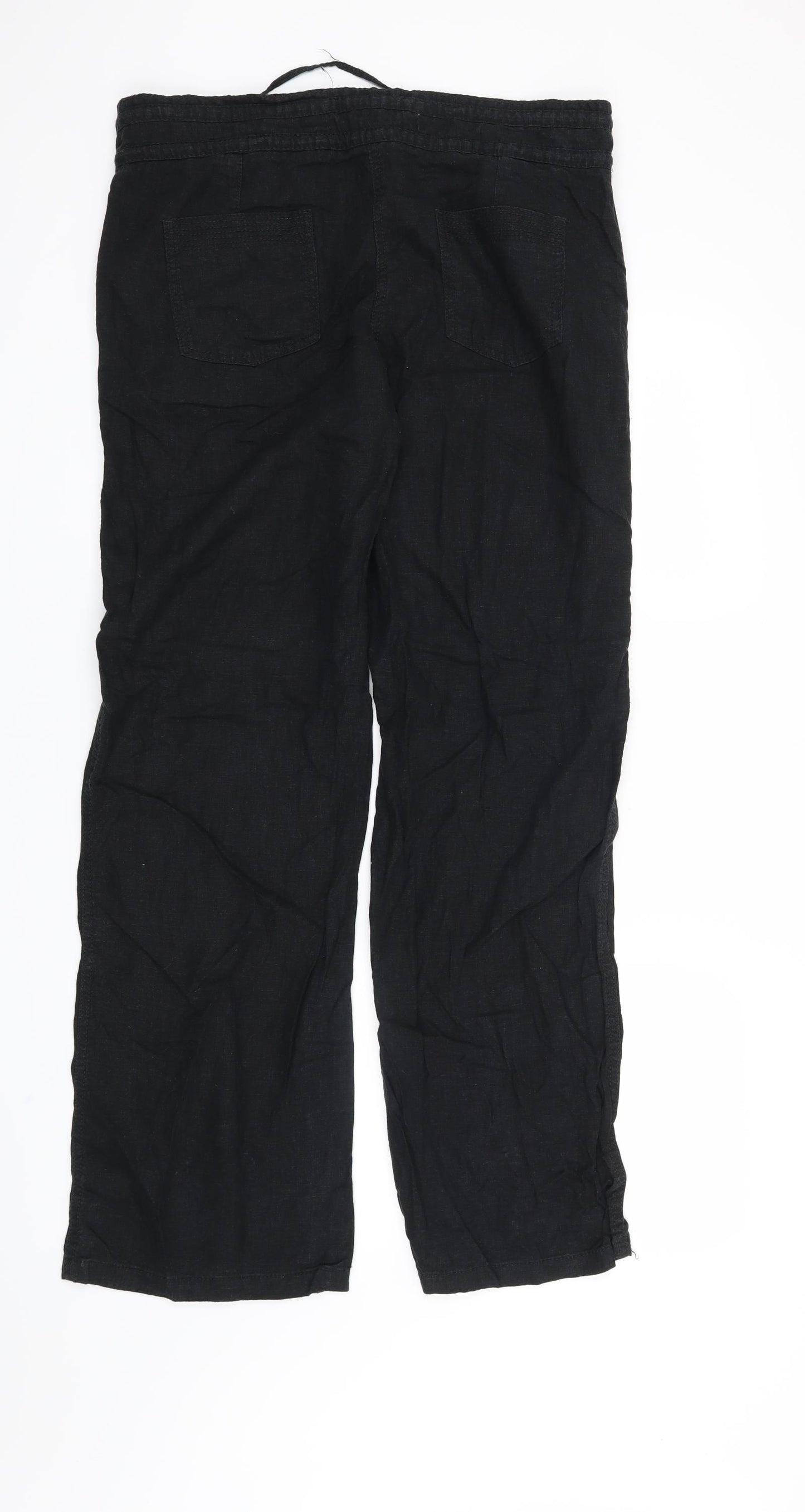 NEXT Womens Black   Trousers  Size 14 L32 in