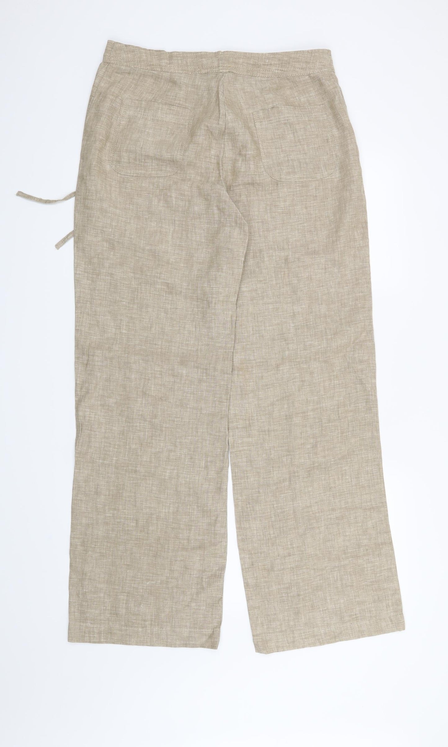 TU Womens Beige   Trousers  Size 12 L31 in