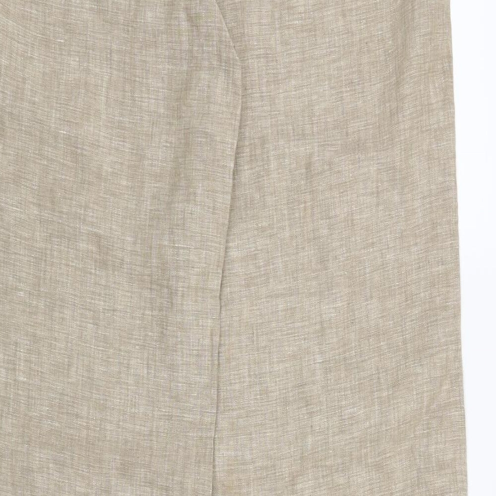 TU Womens Beige   Trousers  Size 12 L31 in