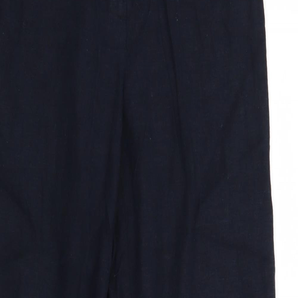 Marks and Spencer Womens Blue   Trousers  Size 12 L29 in
