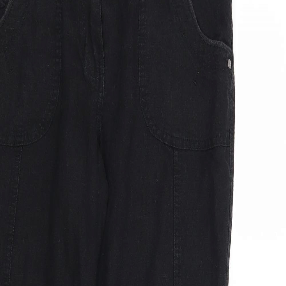 BHS Womens Black   Trousers  Size 12 L30 in