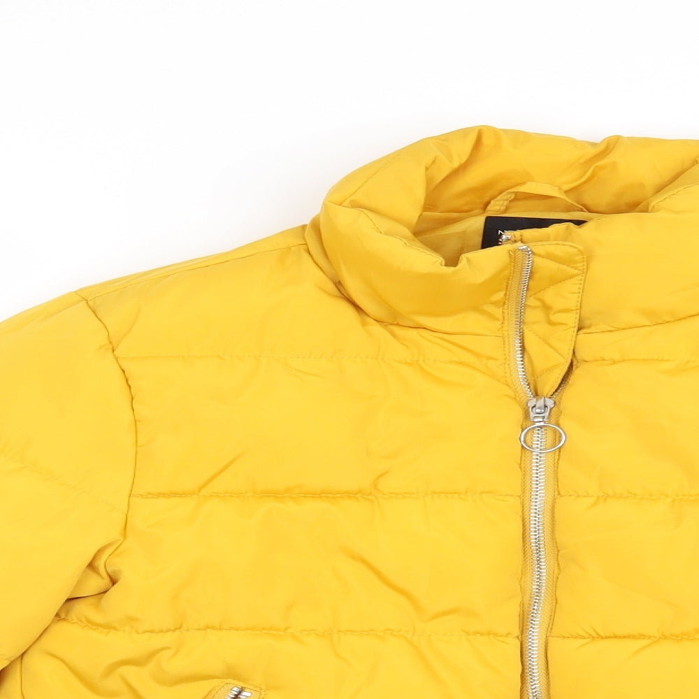 New Look Girls Yellow   Jacket  Size 10-11 Years