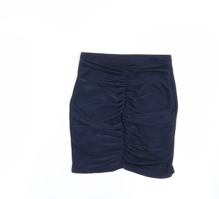 Missguided Womens Blue Mini Skirt Size 6