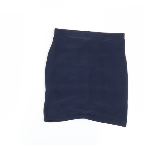 Missguided Womens Blue   Mini Skirt Size 6