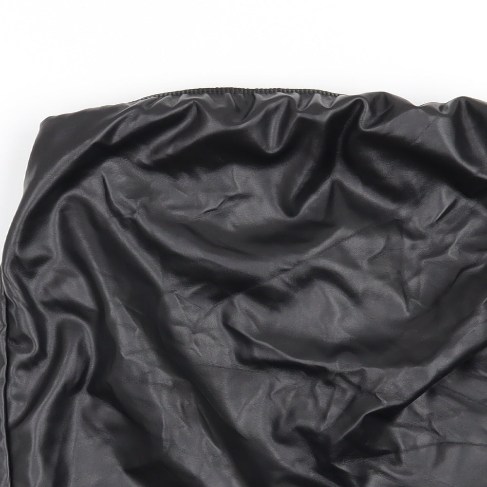 Pretty Little Thing Womens Black   Mini Skirt Size 12