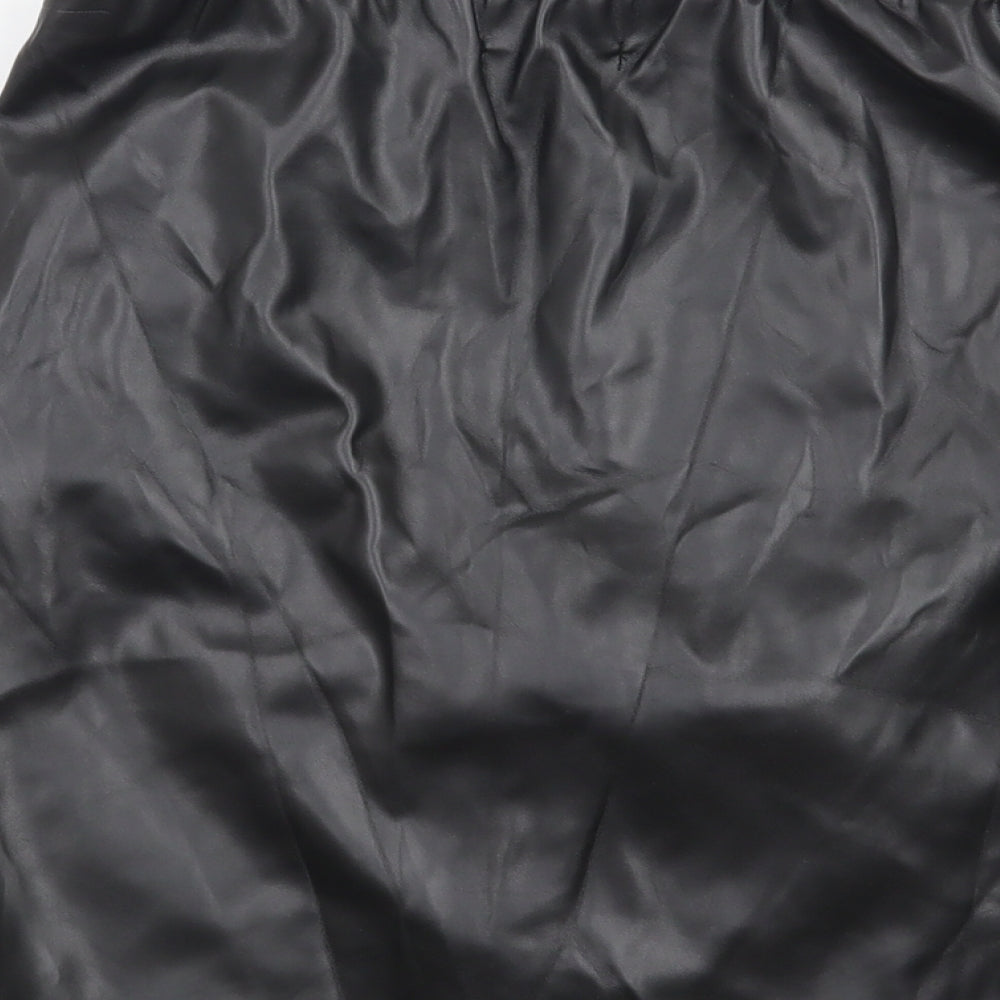 Pretty Little Thing Womens Black   Mini Skirt Size 12