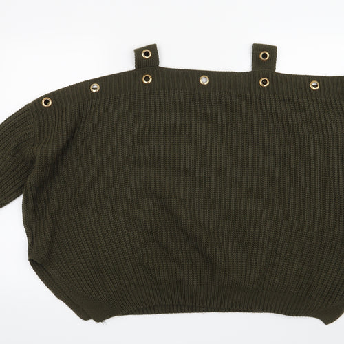Preworn Womens Green   Pullover Jumper One Size