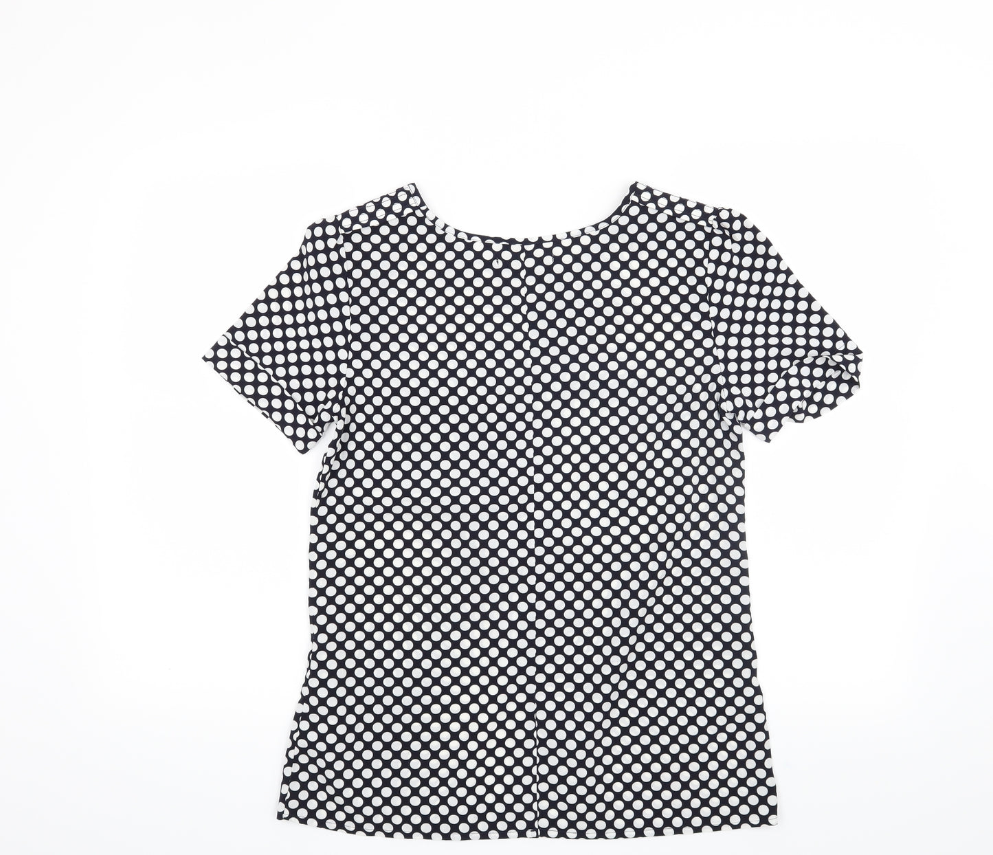 Gap Womens Blue Polka Dot  Basic Blouse Size XS