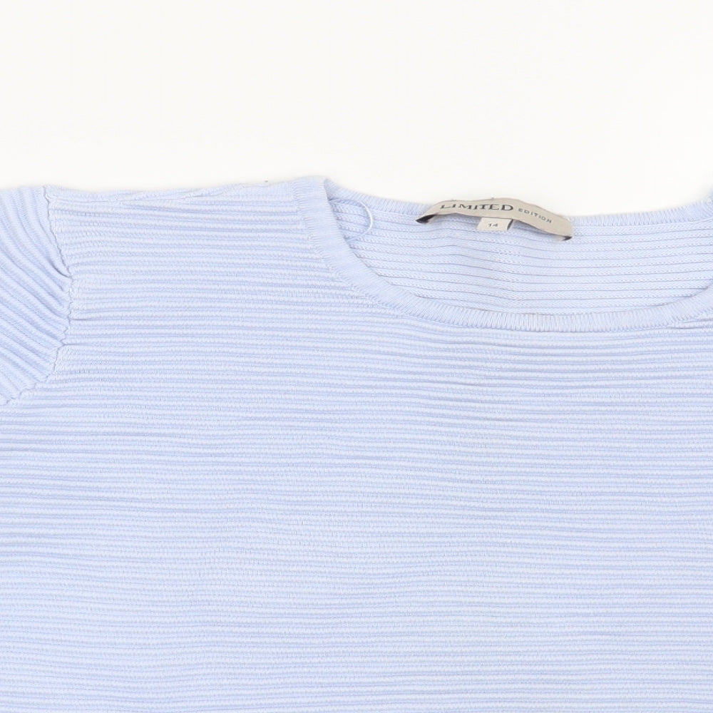 Marks and Spencer Womens Blue   Pullover Jumper Size 14