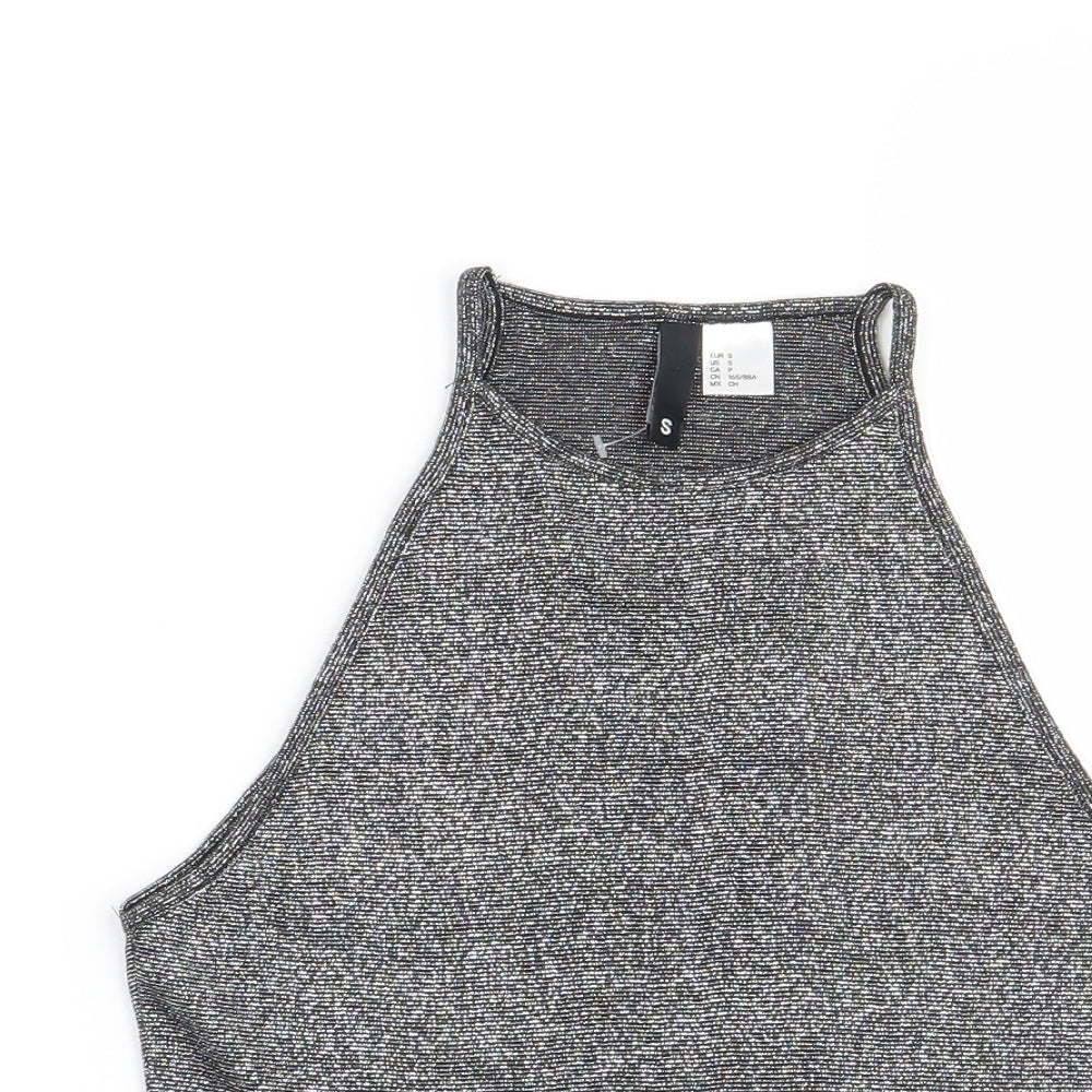 H&M Womens Grey    Blouse Size S
