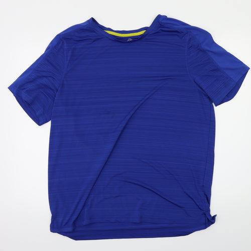 Crane Mens Blue   Basic Casual Size L