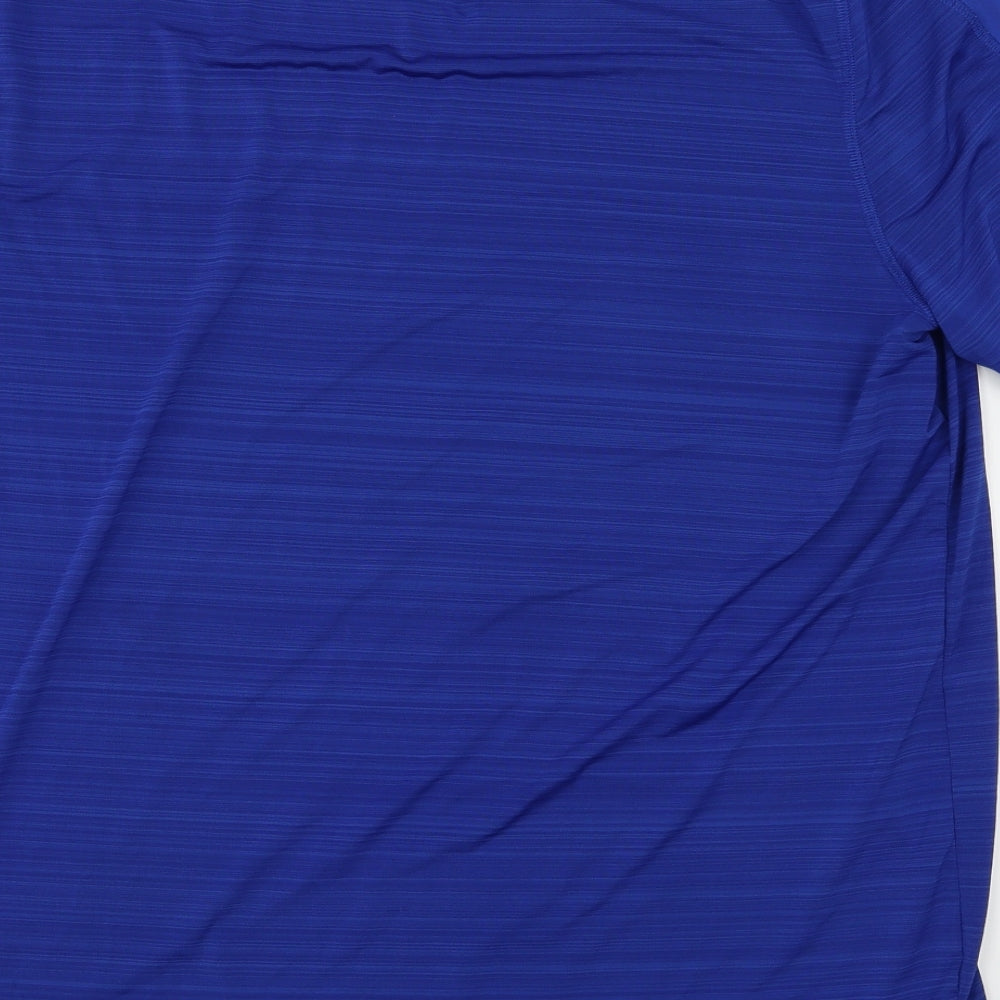 Crane Mens Blue   Basic Casual Size L