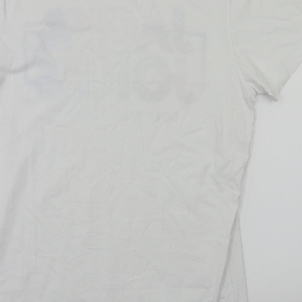 JACK & JONES Mens White    T-Shirt Size L