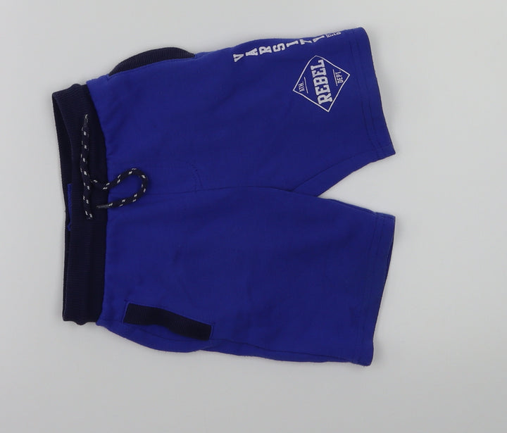 Primark Boys Blue Sweat Shorts Size 2XS