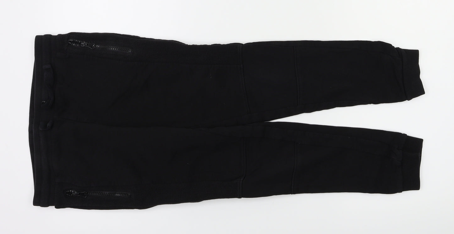 River Island Boys Black   Jogger Trousers Size 9-10 Years