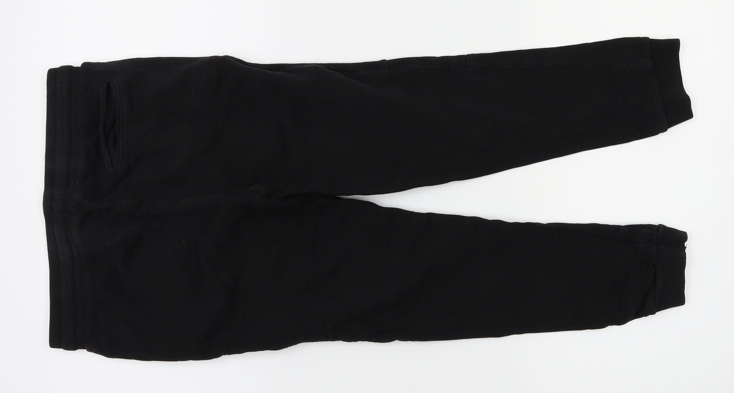 River Island Boys Black   Jogger Trousers Size 9-10 Years