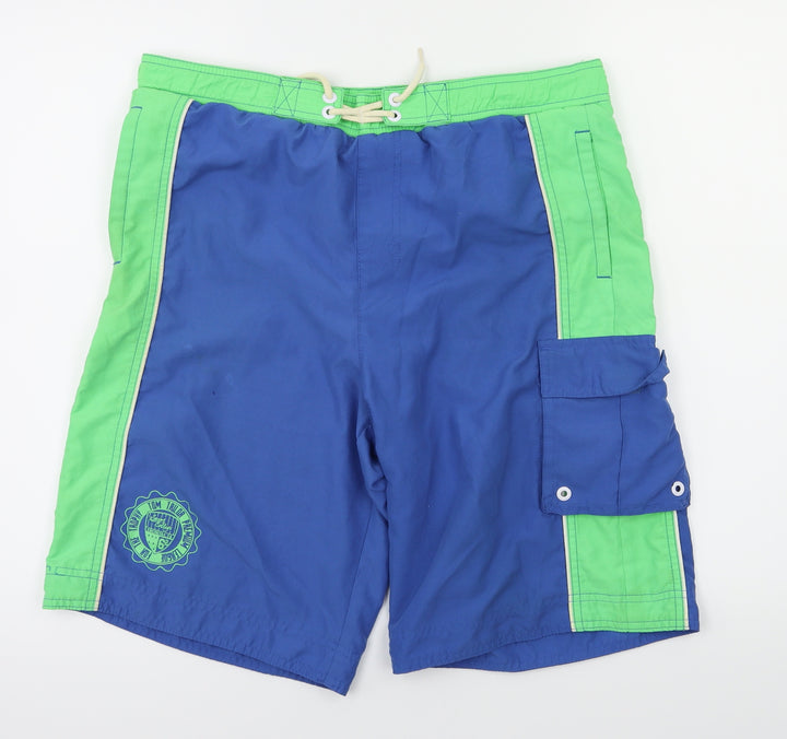 TOM TAILOR Mens Blue   Sweat Shorts Size XL