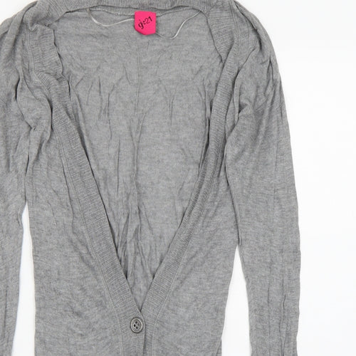 George Womens Grey   Cardigan Jumper Size 10
