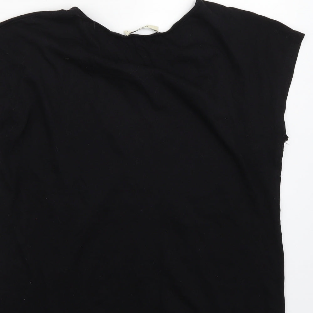 Oasis Womens Black   Basic T-Shirt Size S