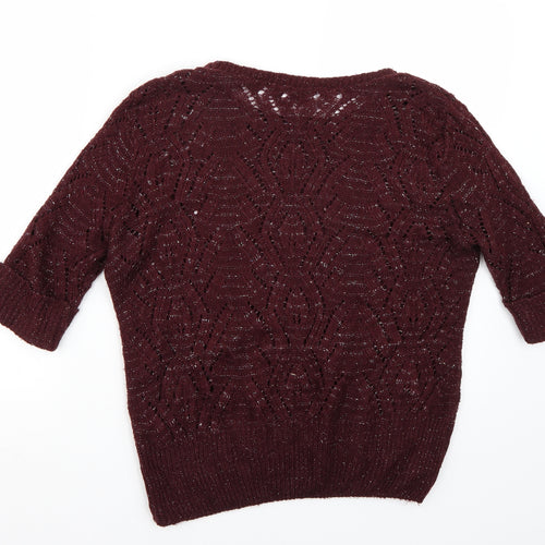 Preworn Womens Purple   Pullover Jumper Size M