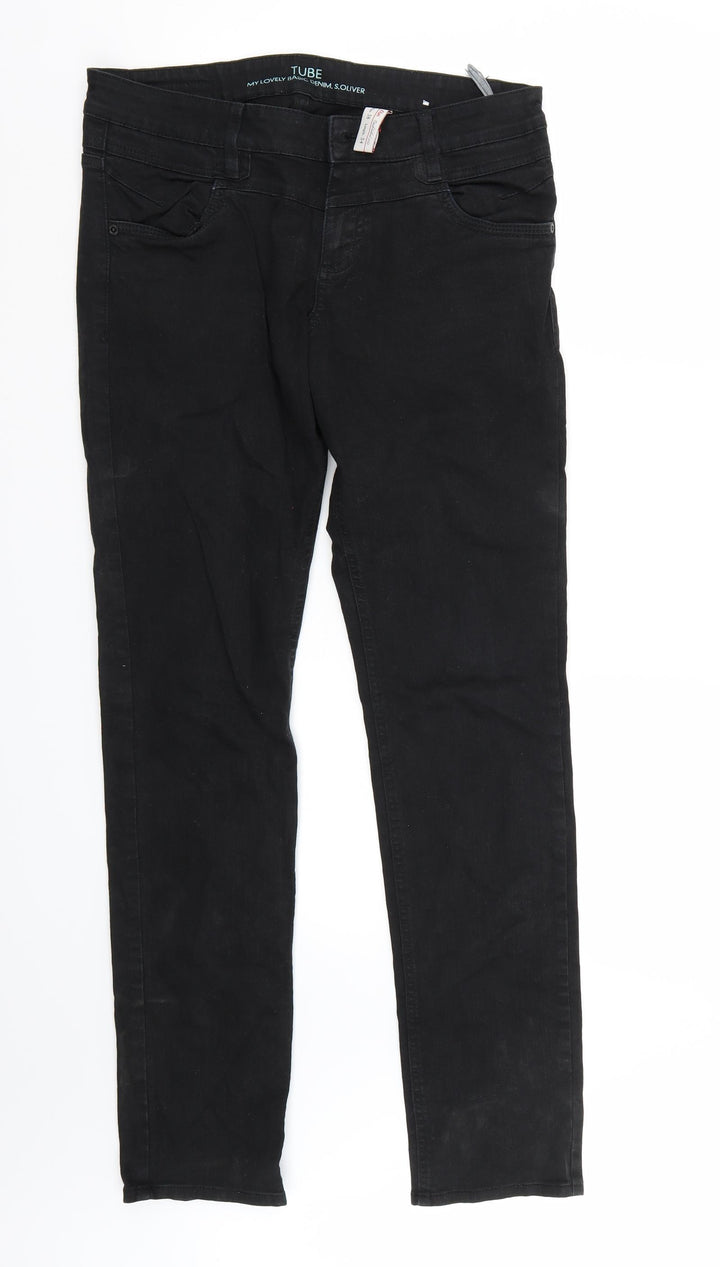 St oliver Womens Black   Straight Jeans Size 38 L34 in