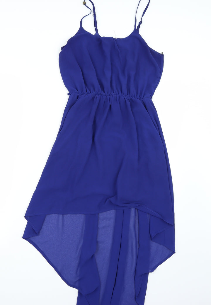 FOREVER 21 Womens Blue A-Line Size S