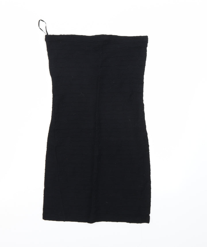 Topshop Womens Black   Straight & Pencil Skirt Size 10