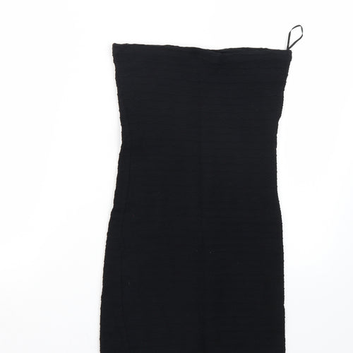 Topshop Womens Black   Straight & Pencil Skirt Size 10