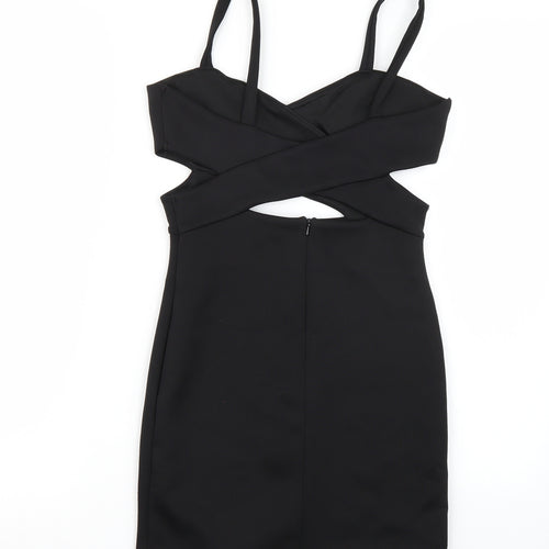 Topshop Womens Black   A-Line  Size 8