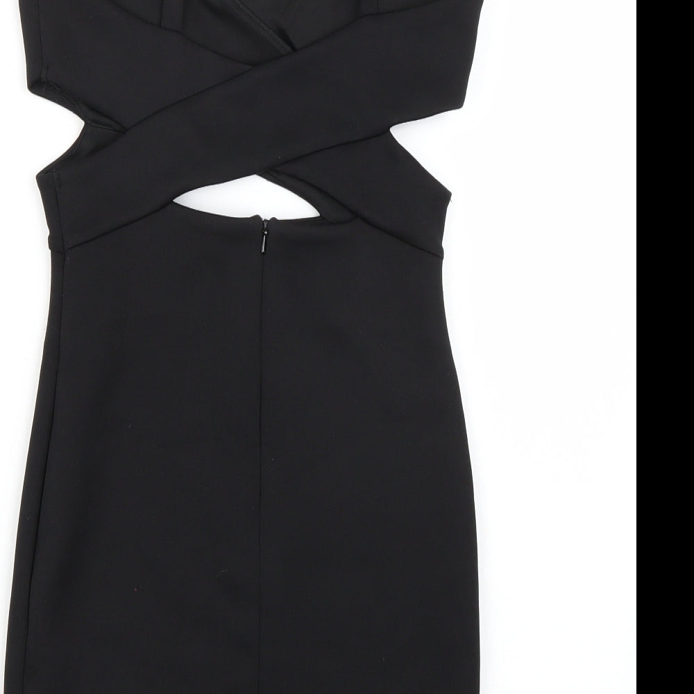 Topshop Womens Black   A-Line  Size 8